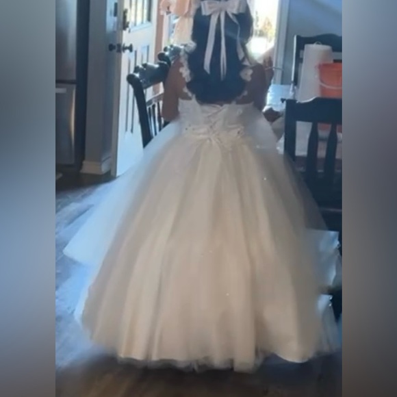 Girls flower girl/first communion/baptism dress - Picture 2 of 2